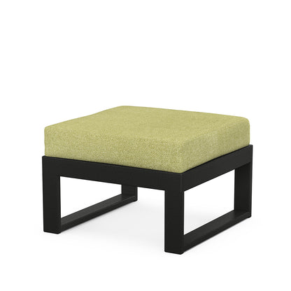 
                  Edge Ottoman Black Frame Chatreuse Boucle Cushion - Image 3
                