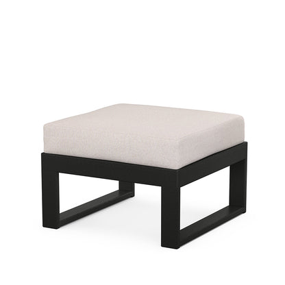 
                  Edge Ottoman Black Frame Dune Burlap Cushion - Image 5
                