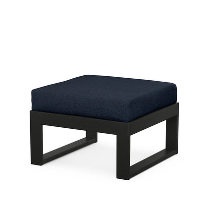 
                  Edge Ottoman Black Frame Marine Indigo Cushion - Image 8
                