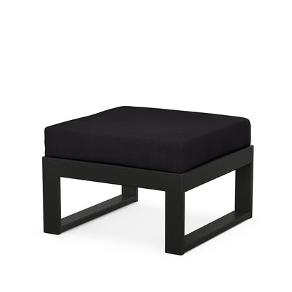 
                  Edge Ottoman Black Frame Midnight Linen Cushion - Image 9
                