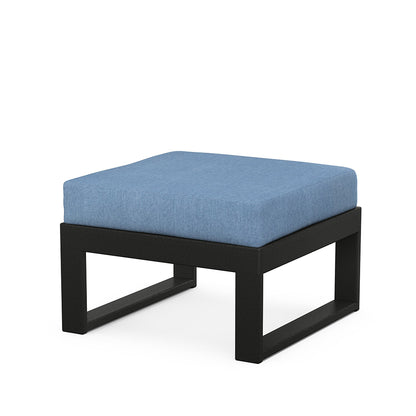 
                  Edge Ottoman Black Frame Sky Blue Cushion - Image 13
                