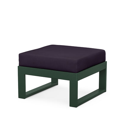 
                  Edge Ottoman Green Frame Navy Linen Cushion - Image 24
                