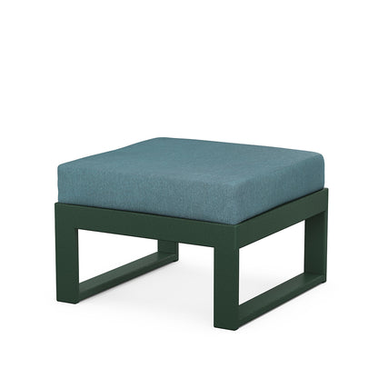 
                  Edge Ottoman Green Frame Ocean Teal Cushion - Image 25
                