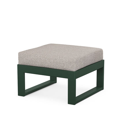 
                  Edge Ottoman Green Frame Weathered Tweed Cushion - Image 28
                