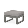 Edge Ottoman Grey Frame Grey Mist Cushion