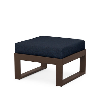 
                  Edge Ottoman Mahogany Frame Marine Indigo Cushion - Image 49
                