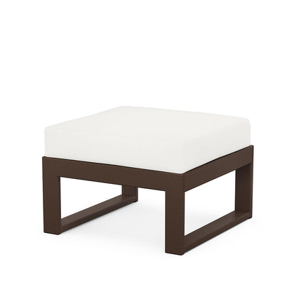 
                  Edge Ottoman Mahogany Frame Natural Linen Cushion - Image 51
                