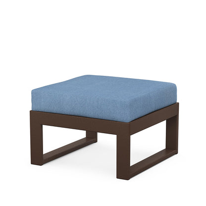 
                  Edge Ottoman Mahogany Frame Sky Blue Cushion - Image 54
                