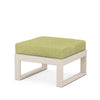 Edge Ottoman Sand Frame Chatreuse Boucle Cushion