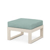 Edge Ottoman Sand Frame Glacier Spa Cushion