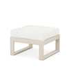 Edge Ottoman Sand Frame Natural Linen Cushion