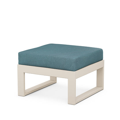 
                  Edge Ottoman Sand Frame Ocean Teal Cushion - Image 66
                