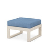 Edge Ottoman Sand Frame Sky Blue Cushion