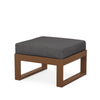 Edge Ottoman Teak Frame Ash Charcoal Cushion