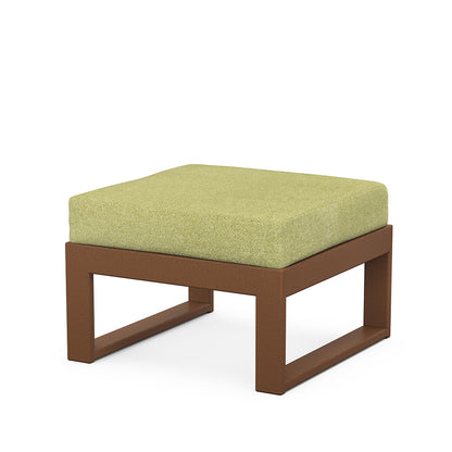 
                  Edge Ottoman Teak Frame Chatreuse Boucle Cushion - Image 71
                