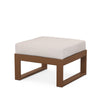 Edge Ottoman Teak Frame Dune Burlap Cushion