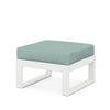 Edge Ottoman White Frame Glacier Spa Cushion