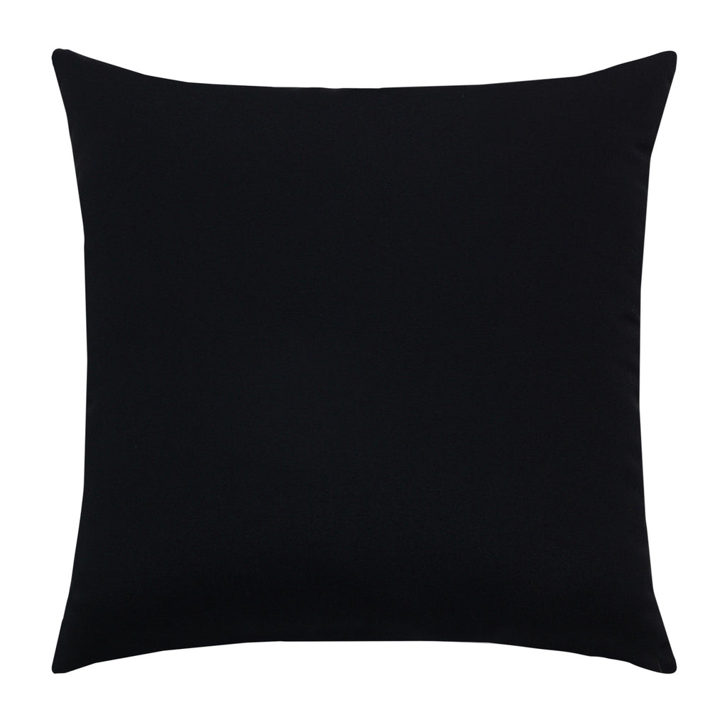 Elaine Smith 20 Square Pillow Canvas Black