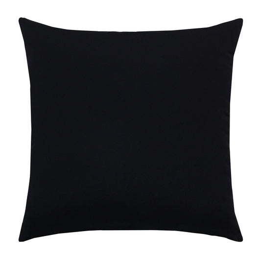 20" Square Elaine Smith Pillow  Canvas Black