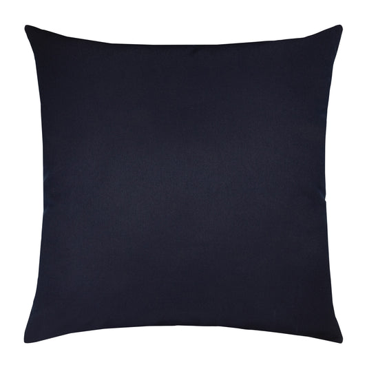 20" Square Elaine Smith Pillow  Canvas Navy
