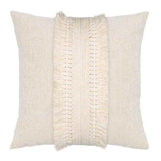 20" Square Elaine Smith Pillow Column Crema