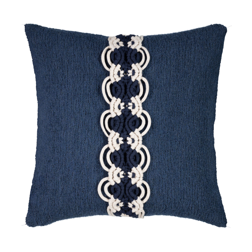 Elaine Smith 20 Square Pillow Distinct Indigo