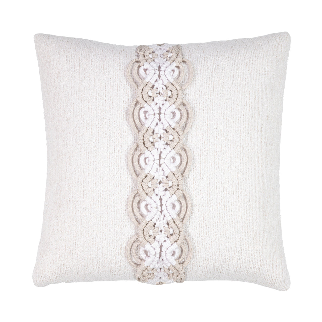 Elaine Smith 20 Square Pillow Distinct Oyster