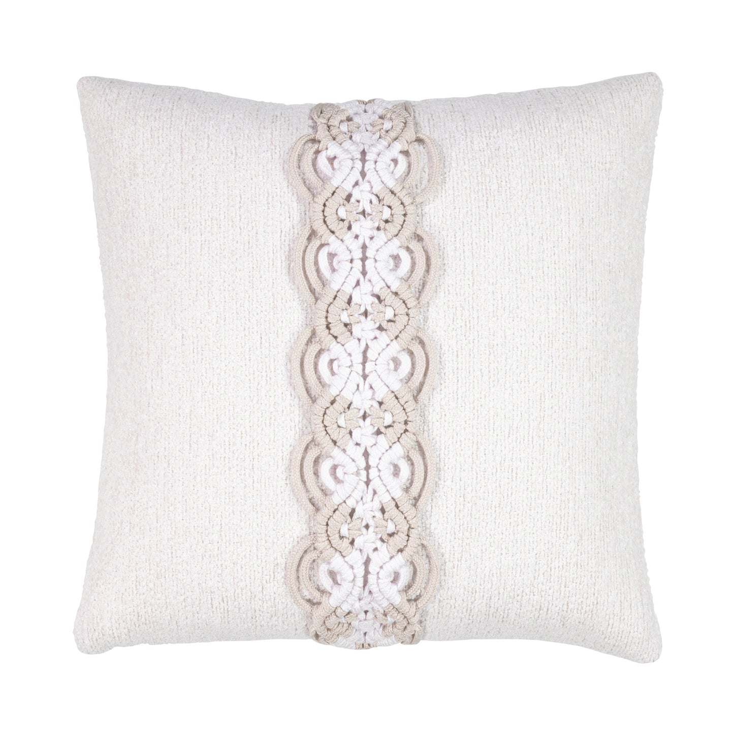 Elaine Smith 20 Square Pillow Distinct Oyster, image 1