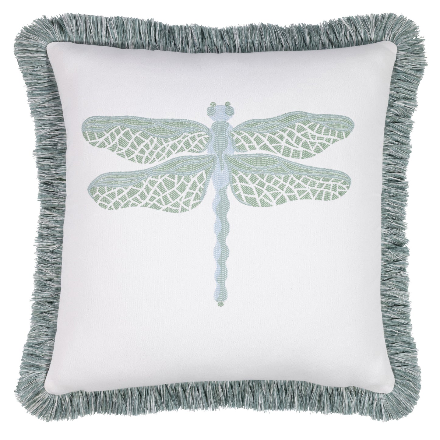 Elaine Smith 20 Square Pillow Dragonfly Surf, image 1