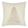 20" Square Elaine Smith Pillow Fraser Fir Ivory