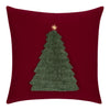 Elaine Smith 20 Square Pillow Fraser Fir Ruby