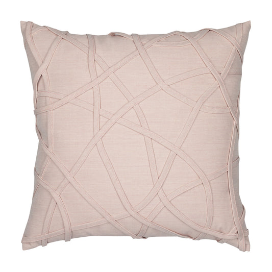 20" Square Elaine Smith Pillow Illusion Blush