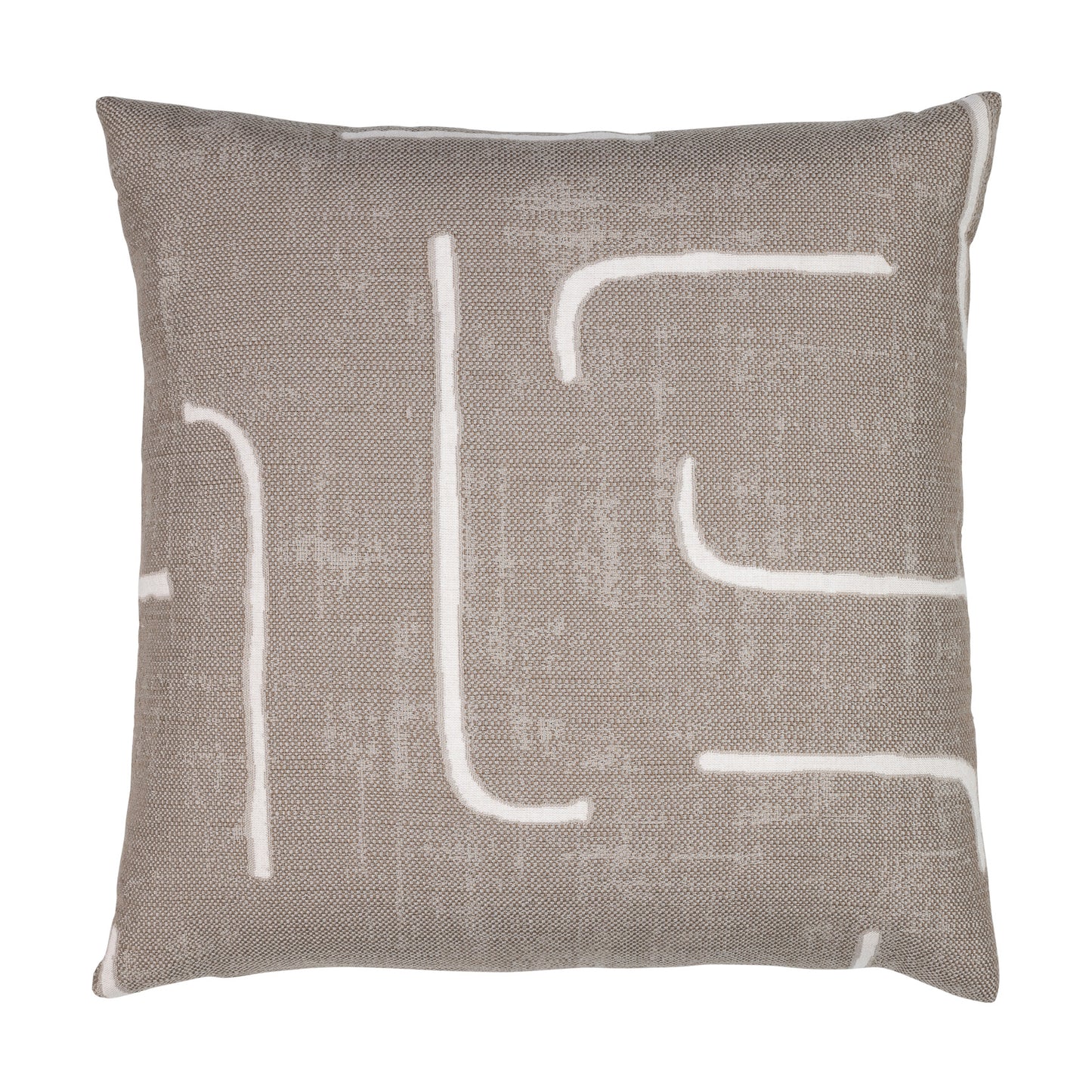 Elaine Smith 20 Square Pillow Instinct Taupe, image 1