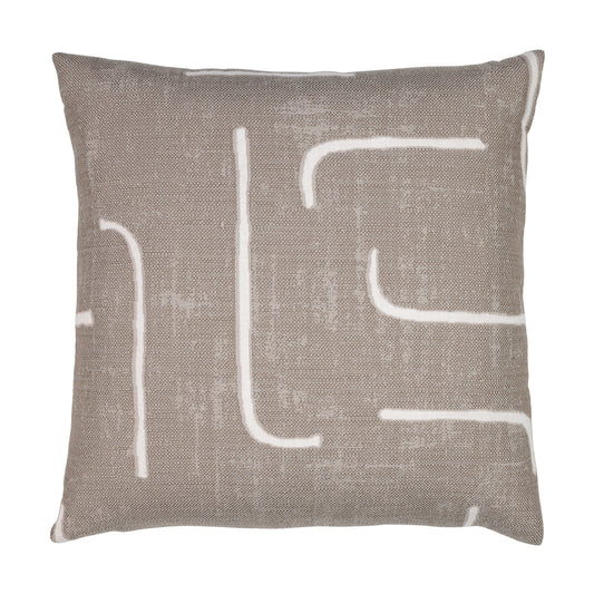 20" Square Elaine Smith Pillow  Instinct Taupe