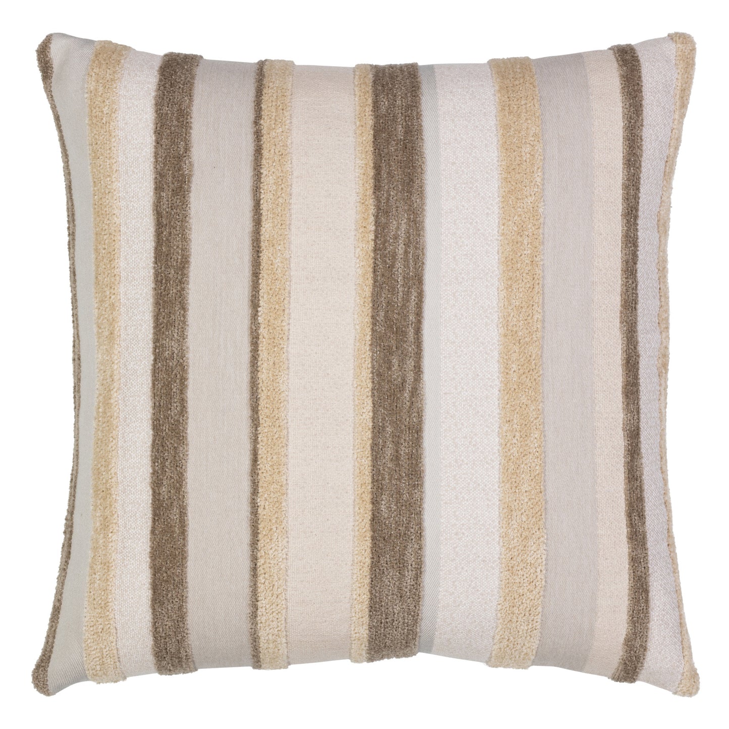 Elaine Smith 20 Square Pillow Luxe Channel Latte, image 1