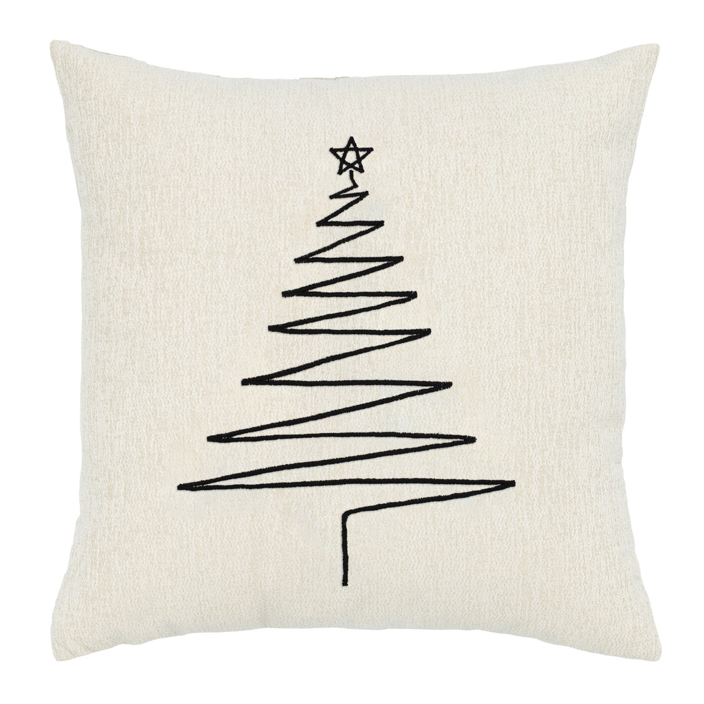 Elaine Smith 20 Square Pillow Silent Night Crema
