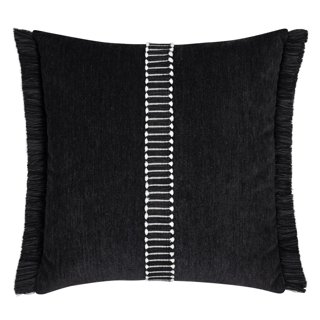 Elaine Smith 20 Square Pillow Splendor Charcoal