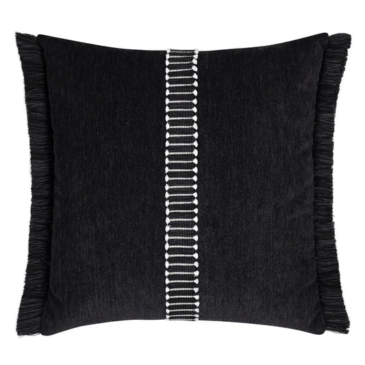 Elaine Smith 20 Square Pillow Splendor Charcoal