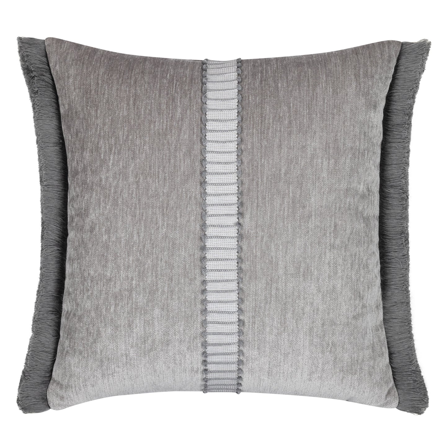 Elaine Smith 20 Square Pillow Splendor Pewter, image 1