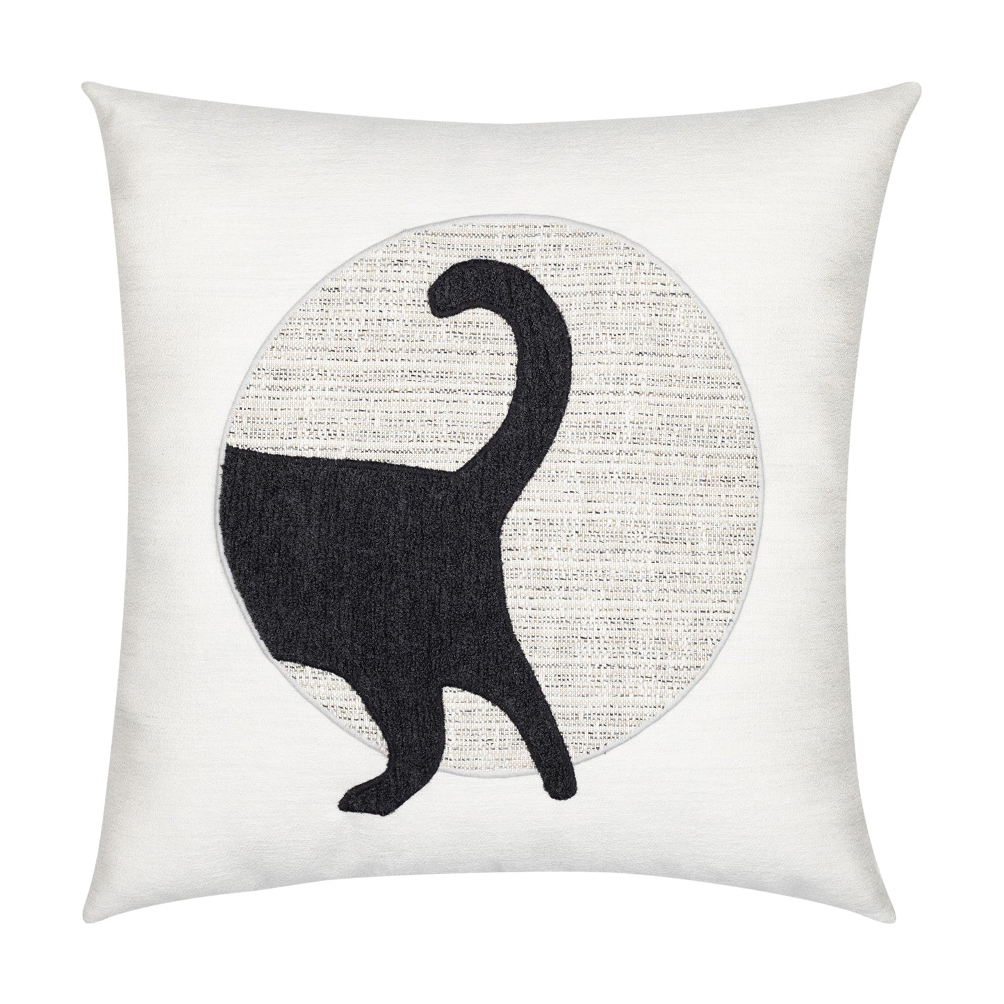 20" Square Elaine Smith Pillow  Unconditional Meow Tail