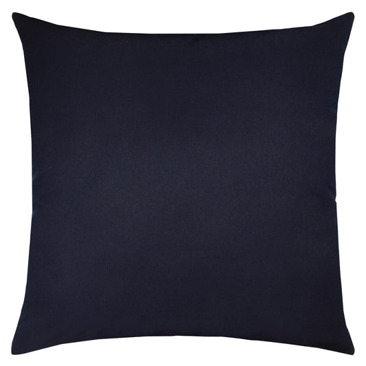 22" Square Elaine Smith Pillow  Canvas Navy