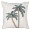 22" Square Elaine Smith Pillow Escape Aqua