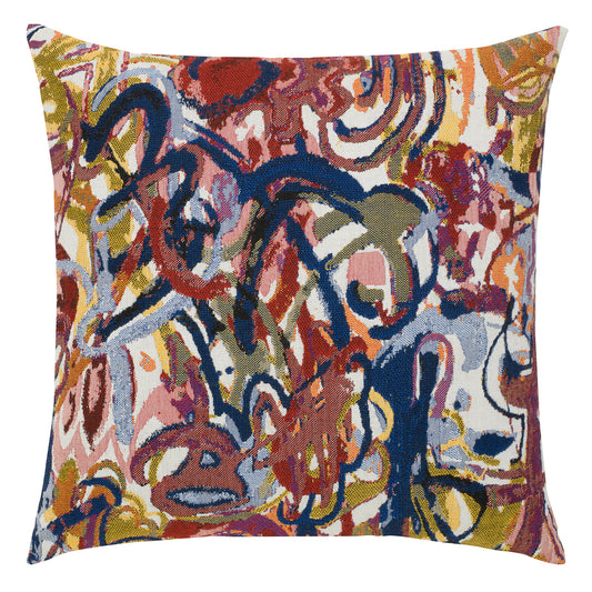 22" Square Elaine Smith Pillow  Graffiti Double Sided