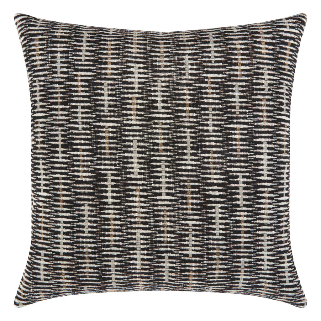 Elaine Smith 22 Square Pillow Intertwine Ebony