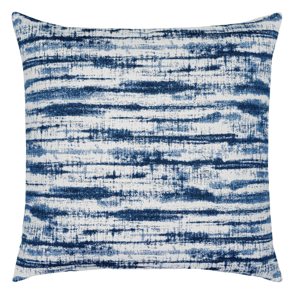 Elaine Smith 22 Square Pillow Linear Indigo