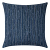 Elaine Smith 22 Square Pillow Luxe Stripe Indigo