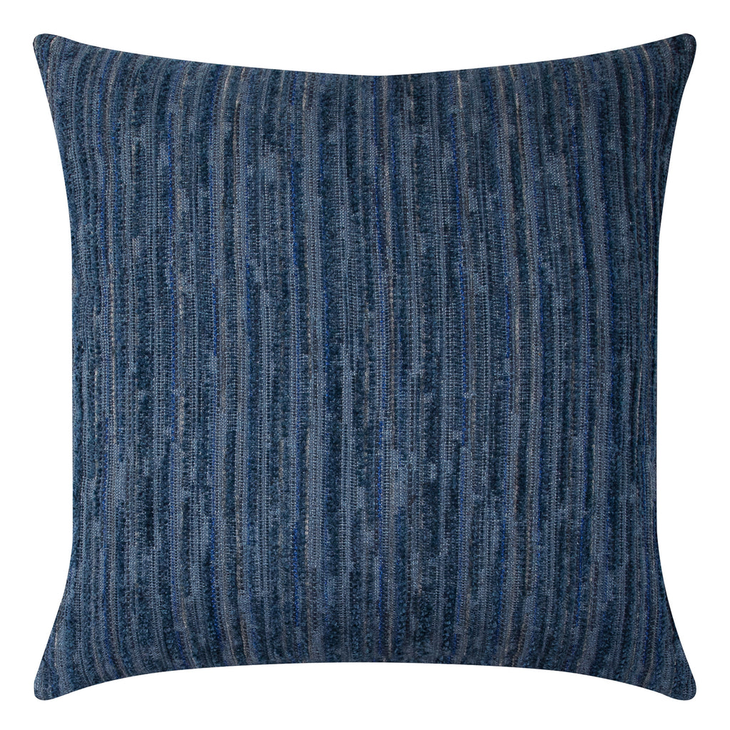 Elaine Smith 22 Square Pillow Luxe Stripe Indigo