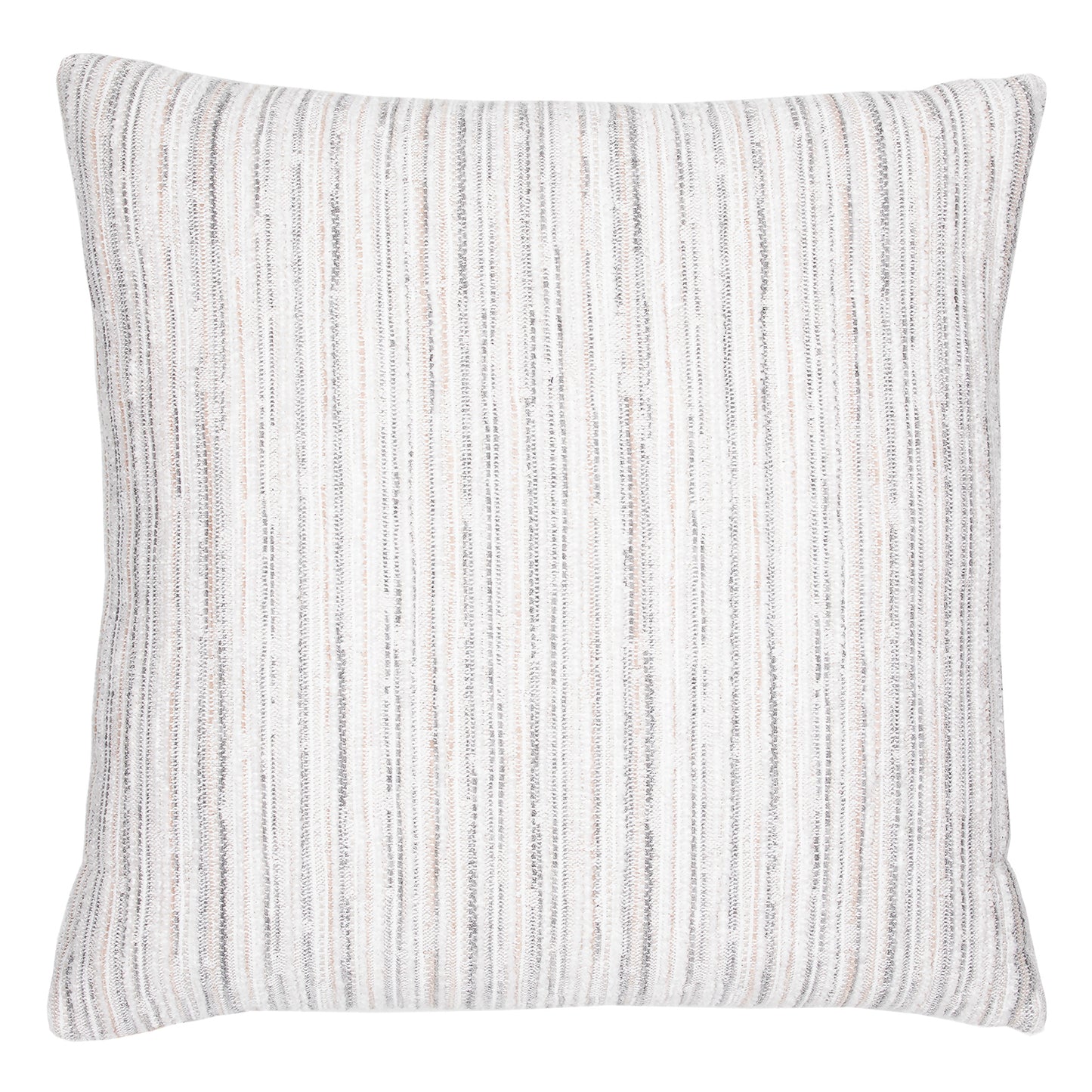 22" Square Elaine Smith Pillow  Luxe Stripe Pebble, image 1