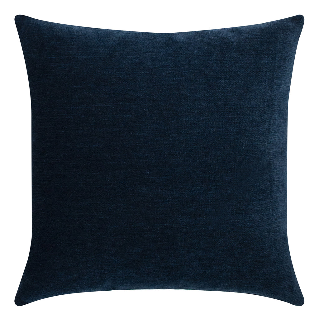 Elaine Smith 22 Square Pillow Luxe Velour Indigo