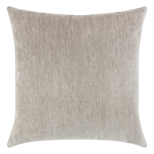 Elaine Smith 22 Square Pillow Luxe Velour Pewter